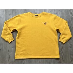 Vintage Polo Jeans Co Ralph Lauren Yellow Sweatshirt Men’s Size S